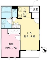 仮称　フィカーサＫ下馬の物件間取画像